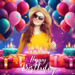 Symbol von Happy Birthday Photo Frame